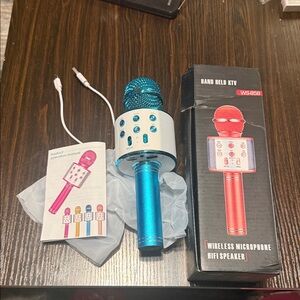 BLUE Wireless Microphone HiFi Speaker